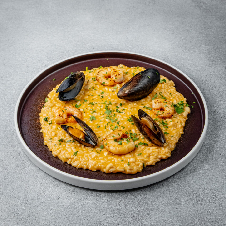 Seafood risotto